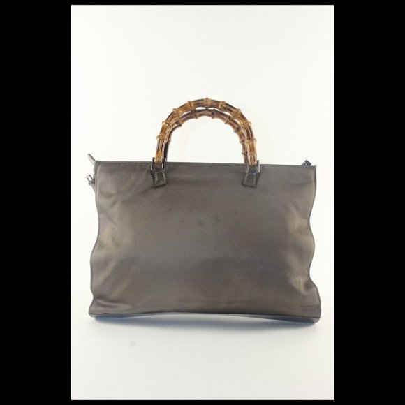 Gucci Green Leather 2way Bamboo 7GK1129K - Picture 6 of 10